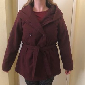 Women’s metaphor heavy winter coat
